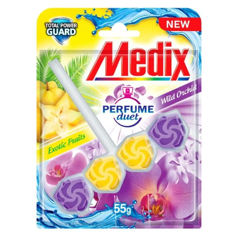 Ароматизатор за тоалетна MEDIX Fruits&Orchid 55 гр. - Medix