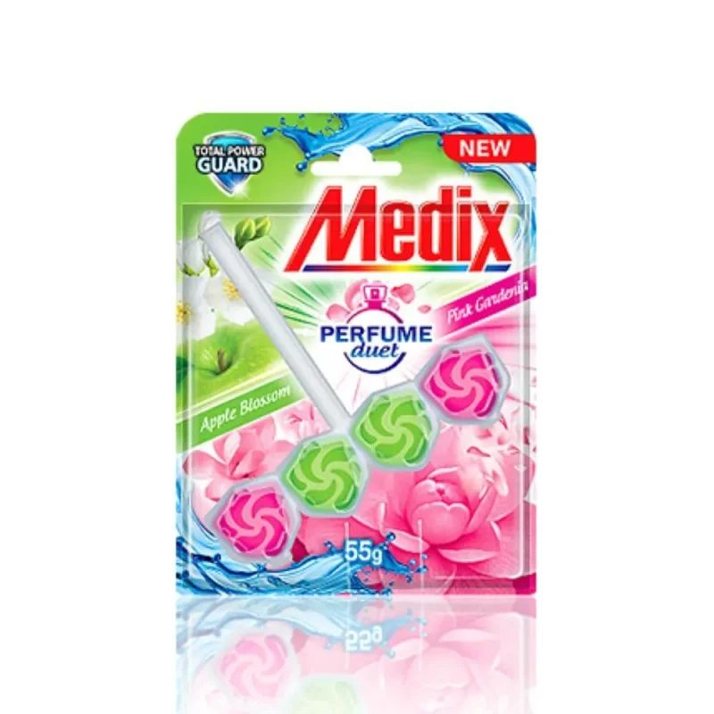 Ароматизатор за тоалетна MEDIX Apple&Gardenia 55 гр - Medix