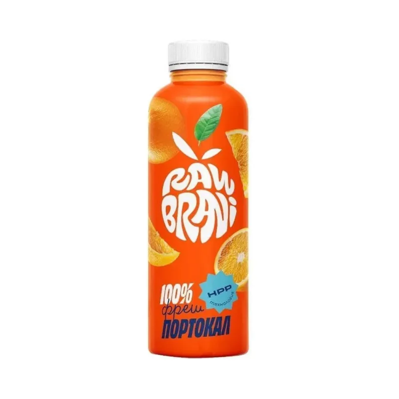 RAW BRANI Фреш портокал 1 л. - RAW BRANI