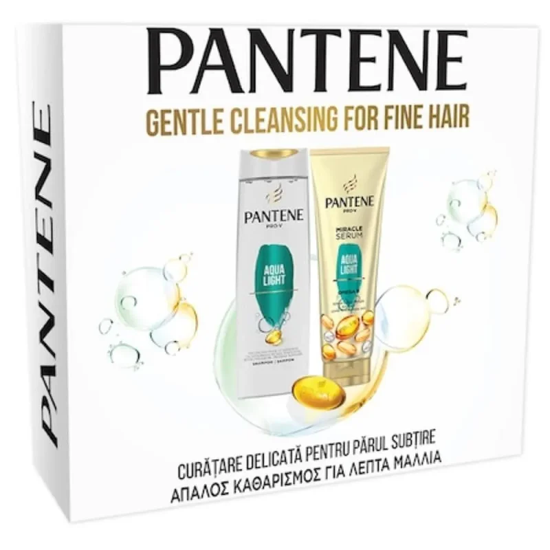 Подаръчен комплект PANTENE AquaLight Шампоан/Балсам - PANTENE