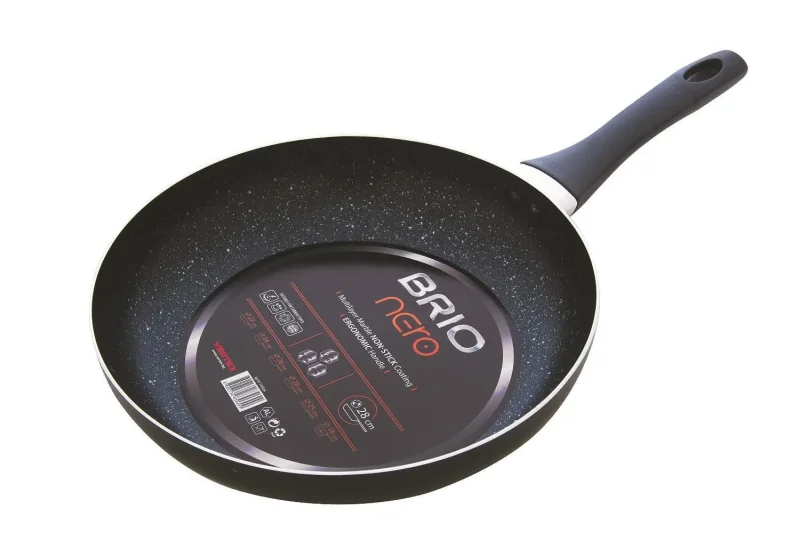 Тиган с незалепващо покритие BRIO NERO 28 см. - BRIO