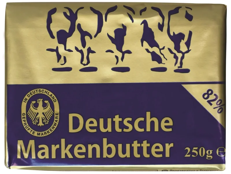 Краве масло DEUTSCHE MARKENBUTTER 82% 250 г - DEUTSCHE MARKENBUTTER