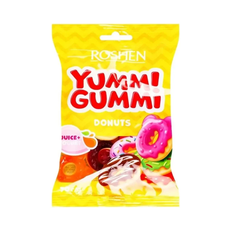 Бонбони YUMMI GUMM желирани Donuts 70 гр - ROSHEN