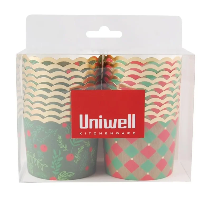 Форми за кексчета, 20 бр. UNIWELL - UNIWELL