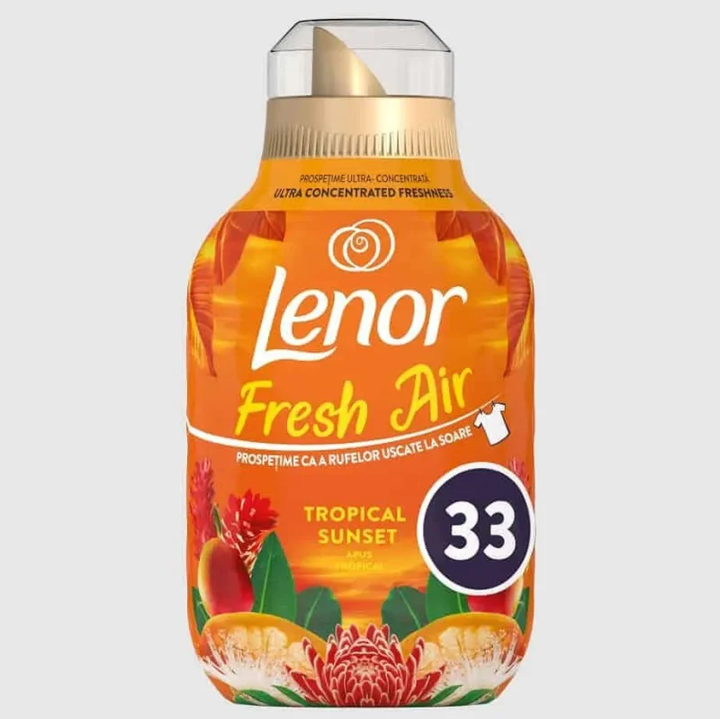 Омекотител LENOR Fresh Air Tropical Sunset 33 дози - LENOR