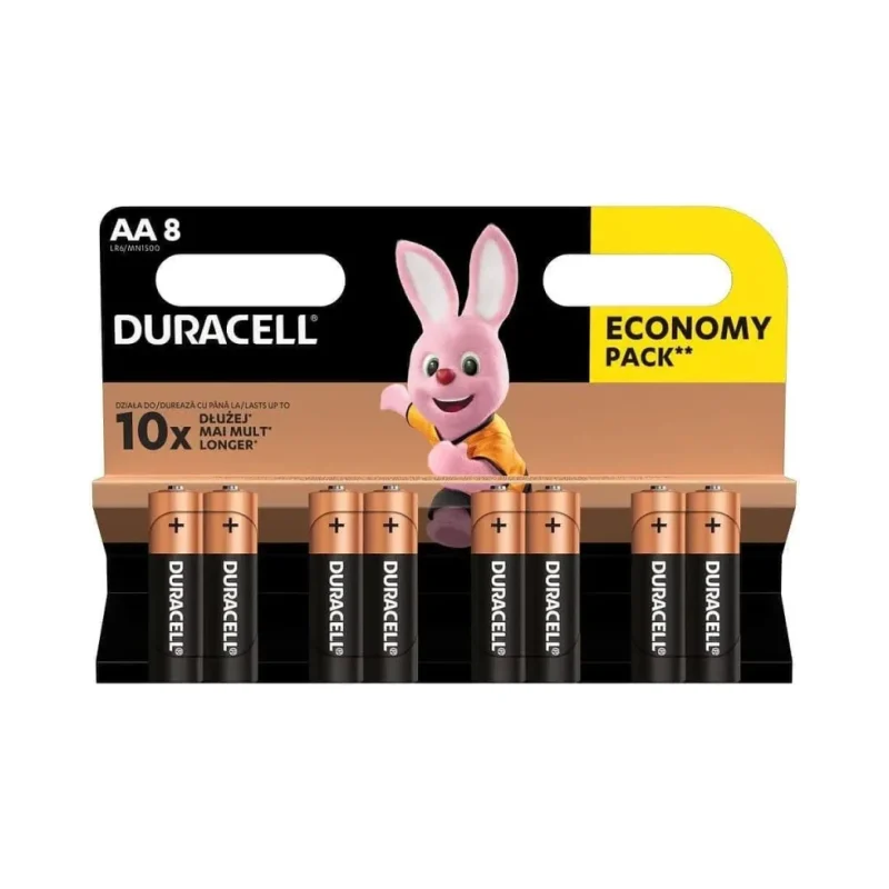Батерии DURACELL AA 8 бр - DURACELL