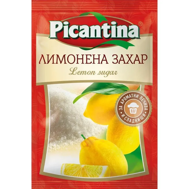 Лимонена захар ПИКАНТИНА, 10 г - PICANTINA