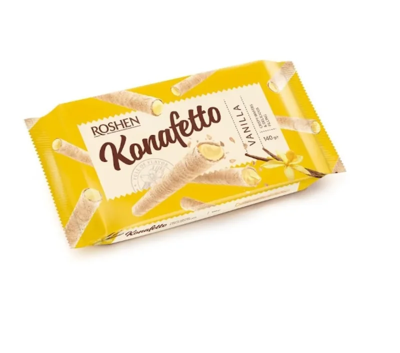Пурички KONAFETTO ванилов крем 140 г - ROSHEN