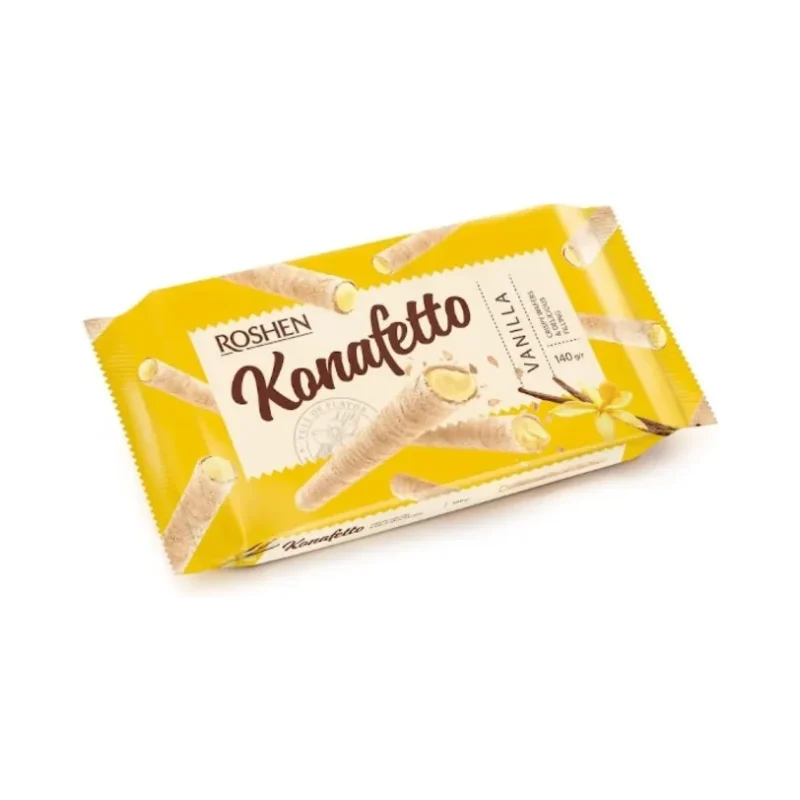 Пурички KONAFETTO ванилов крем 140 г - ROSHEN