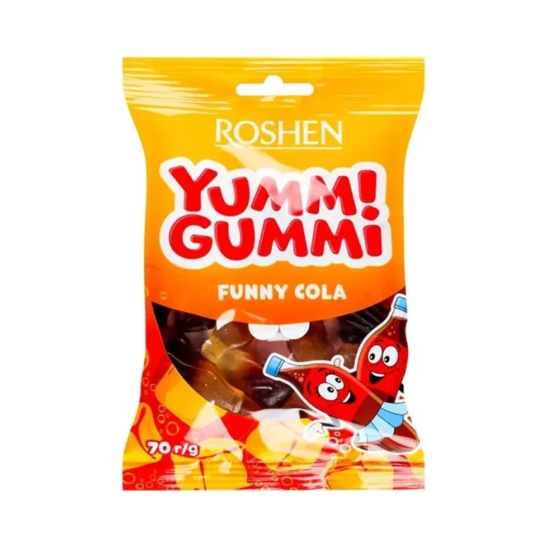 Бонбони YUMMI GUMM желирани кола 70 г - ROSHEN