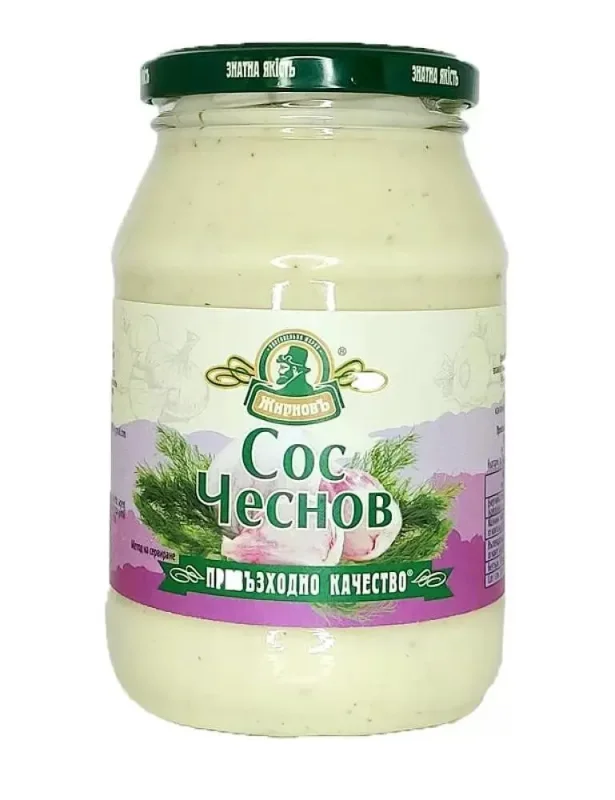 Сос Чеснов ЖИРНОВЪ 60% 400 г - ЖИРНОВЪ