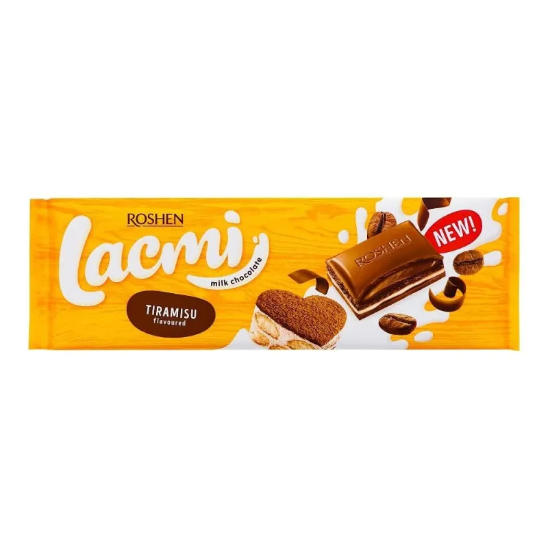 Шоколад LACMI тирамису и бисквита 295 гр. - ROSHEN