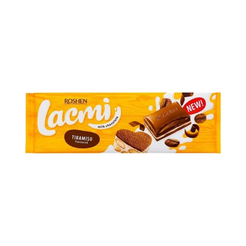 Шоколад LACMI тирамису и бисквита 295 гр. - ROSHEN