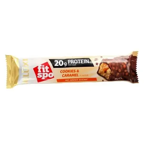 Протеинов бар FITSPO Deluxe бисквита и карамел 65 гр. - FIT SPO