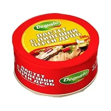 Пастет с пилешки дроб DEGUSTO 300 гр.