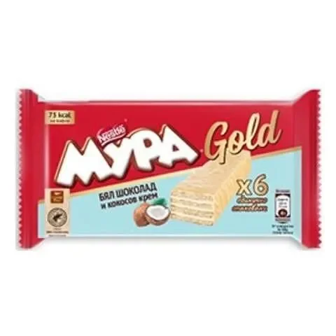 Вафли МУРА Gold Кокос 78 г - МУРА