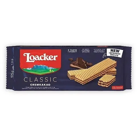 Вафли LOACKER крем какао 45 гр. - LOACKER