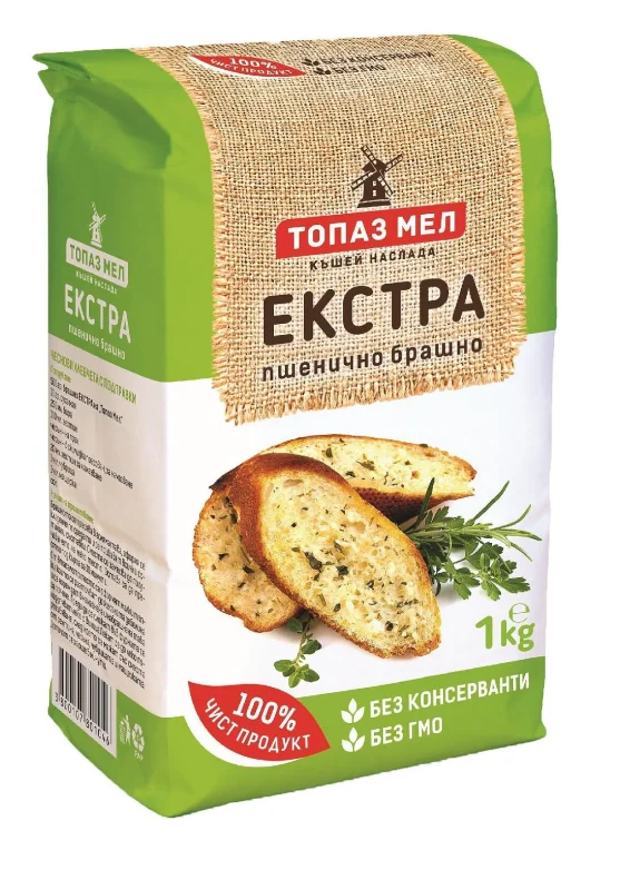 Брашно ТОПАЗ МЕЛ екстра 1 кг