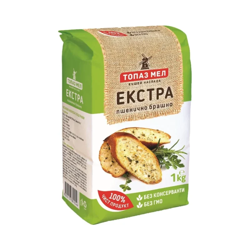 Брашно ТОПАЗ МЕЛ екстра 1 кг