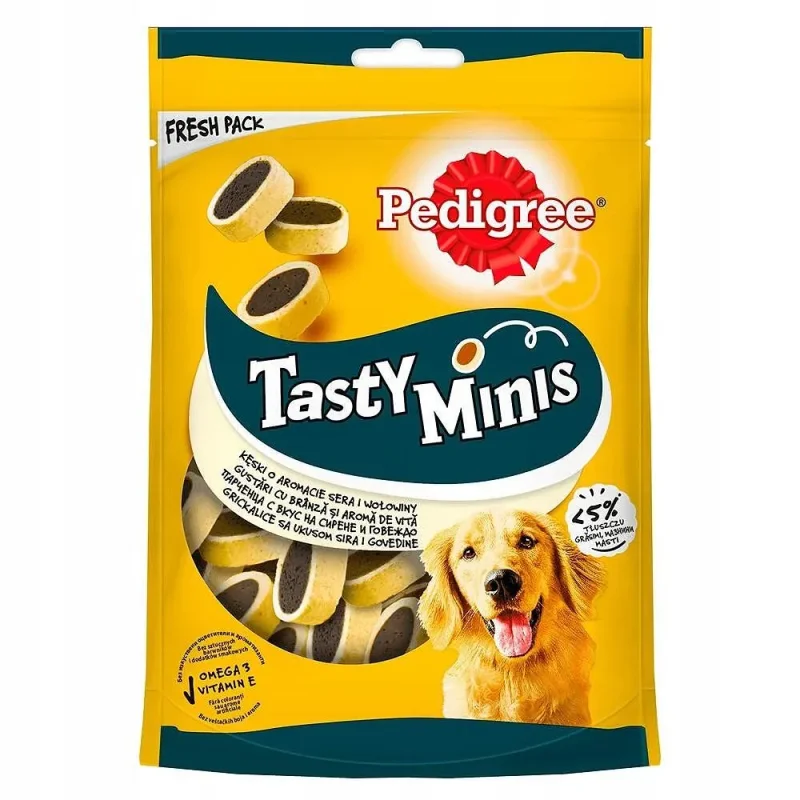 Лакомство за кучета PEDIGREE Tasty Мinis 140 г - PEDIGREE