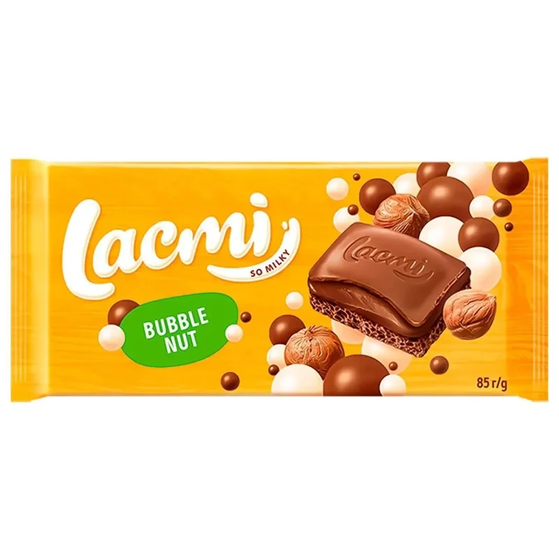 Шоколад LACMI Bubble Nut 85 g - ROSHEN