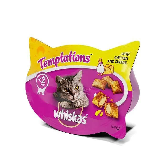 Пастет за котки WHISKAS Temptations с пиле и сирене 60 г - WHISKAS