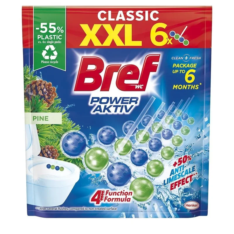 WC блок BREF Power Aktiv Pine 6x50 г - BREF