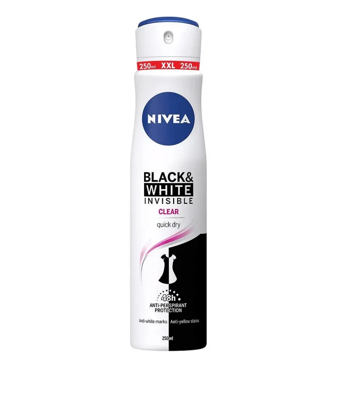 Део спрей NIVEA Invisible Black & White Clear 250 мл. - NIVEA