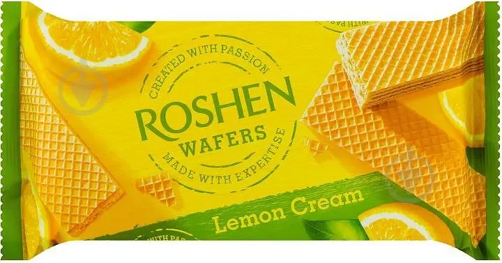 Вафли ROSHEN лимон 216 гр. - ROSHEN