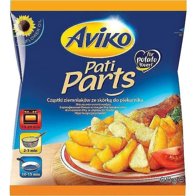 Замрaзени пикантни картофи AVIKO с кожа 600 гр. - AVIKO