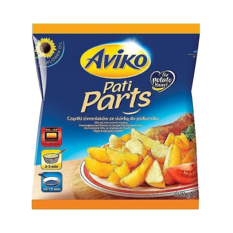 Замрaзени пикантни картофи AVIKO с кожа 600 гр. - AVIKO