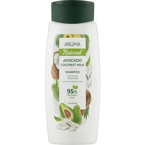 Шампоан AROMA Natural Avocado/Coco 400 мл.
