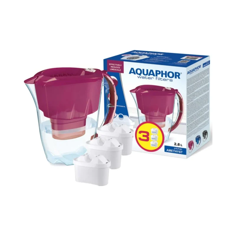 Кана AQUAPHOR Amethyst B25 2.8 л., 3 филтър - Aquaphor