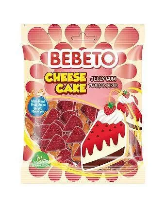 Желирани бонбони BEBETO чизкейк 80 гр. - BEBETO