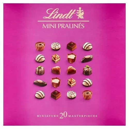 Бонбони LINDT mini pralines 100г
