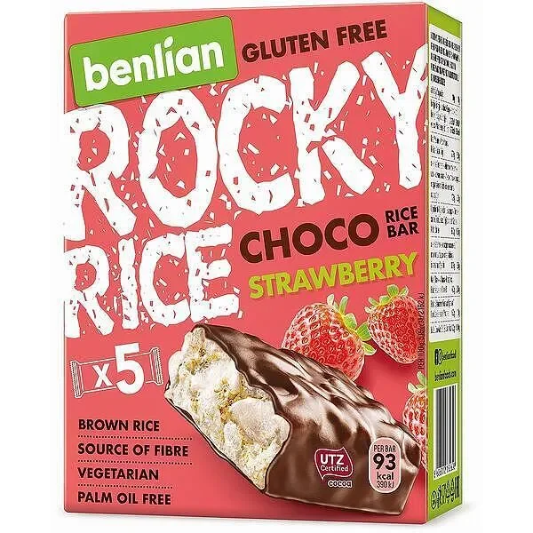 Оризов снакс BENLIAN RockyRice ягода 90 гр. - BENLIAN