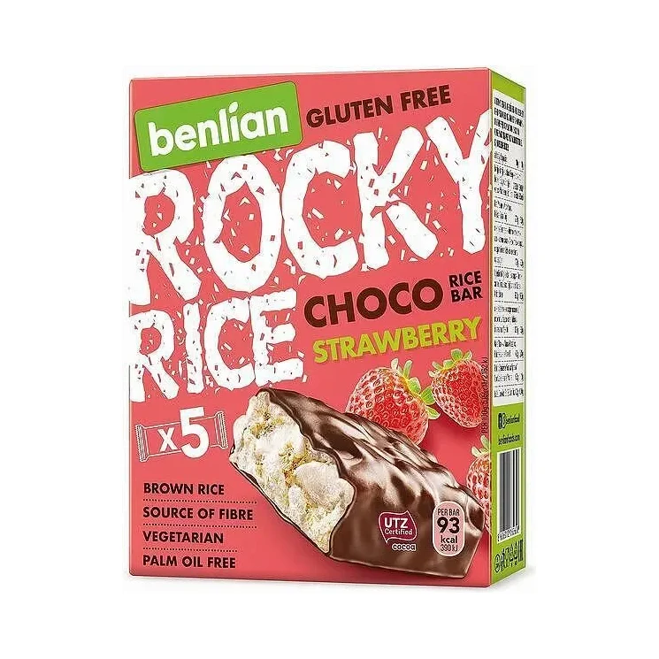 Оризов снакс BENLIAN RockyRice ягода 90 гр. - BENLIAN
