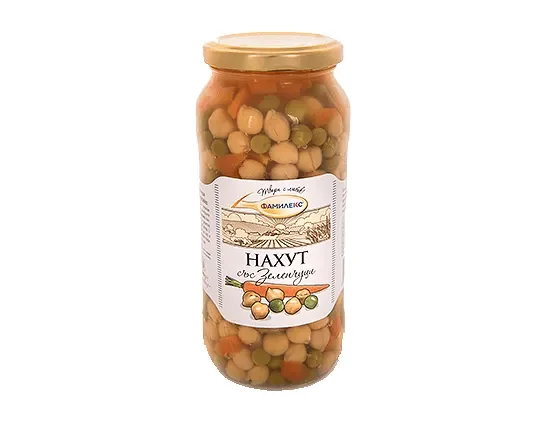 Нахут ФАМИЛЕКС със зеленчуци 570 гр.