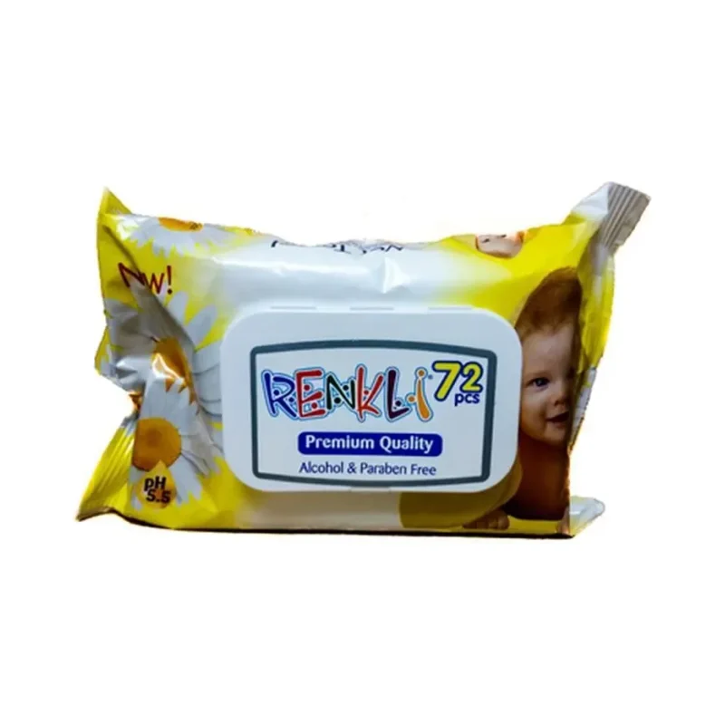 Мокри кърпи RENKLI Kids 72 бр.