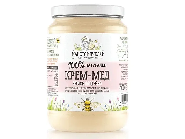 Мед МАЙСТОР ПЧЕЛАР крем 400 гр.