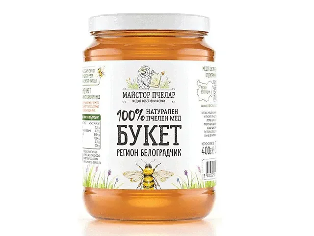 Мед МАЙСТОР ПЧЕЛАР букет 400 гр.