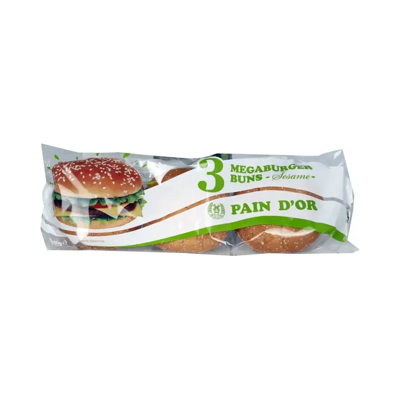 Мега бъргър PAIN D'OR сусам 250 гр. - PAN D'OR