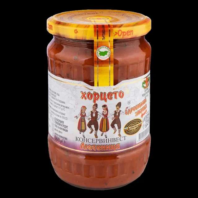 Лютеница ХОРЦЕТО едросмляна.закуска 560 гр.