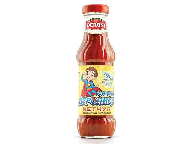 Кетчуп DERONI капитан дерони 340 гр.