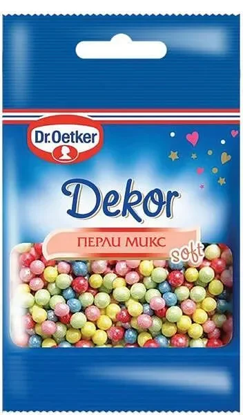 Захарни перли DR OETKER микс 10 гр.