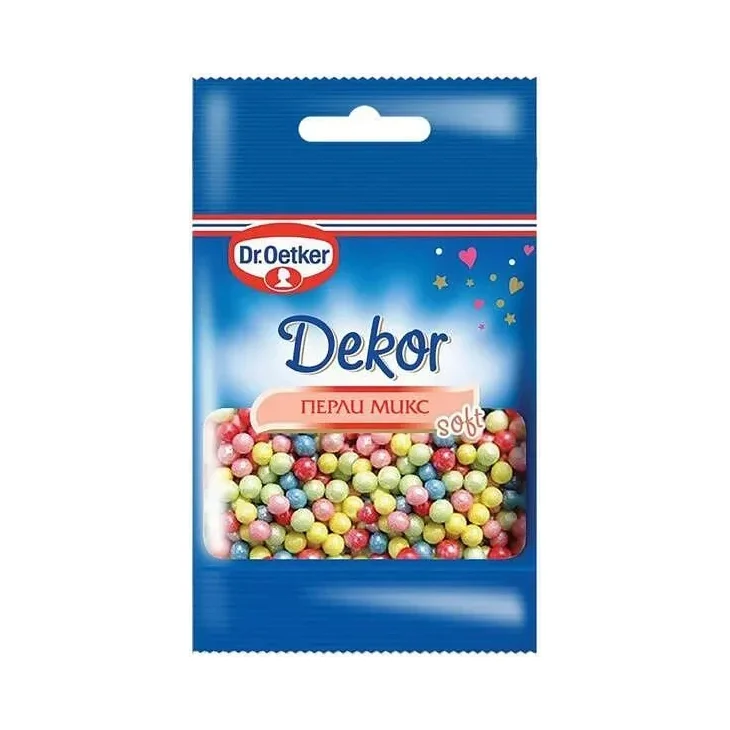 Захарни перли DR OETKER микс 10 гр.