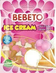 Желирани бонбони BEBETO сладолед 80 гр.