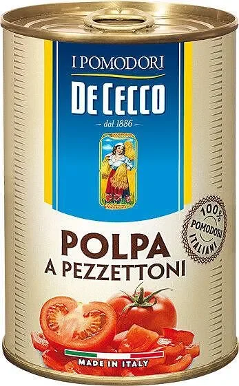 Домати De Cecco пулпа 400 гр. - DE CECCO