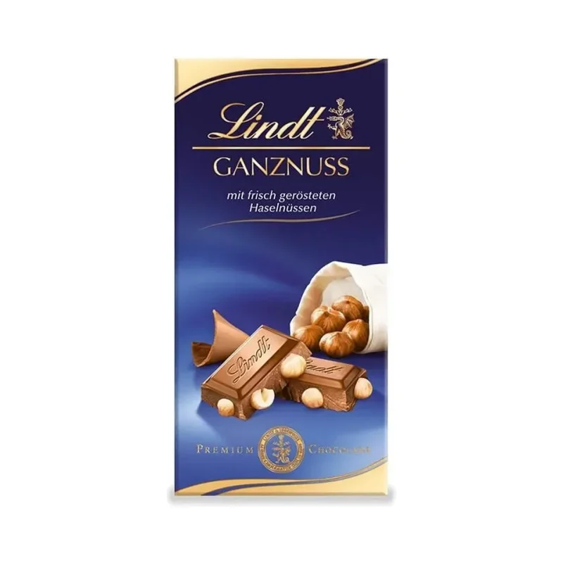 Шоколад LINDT с цели лешници 100 гр. - Lindt