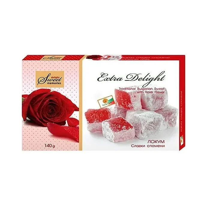 Локум Sweet Memories Eкстра с роза 140 гр.